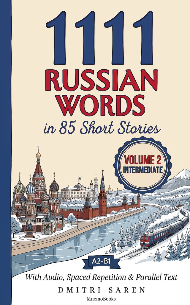 1111 Russian Words in 85 Short Stories, Volume 2: Intermediate